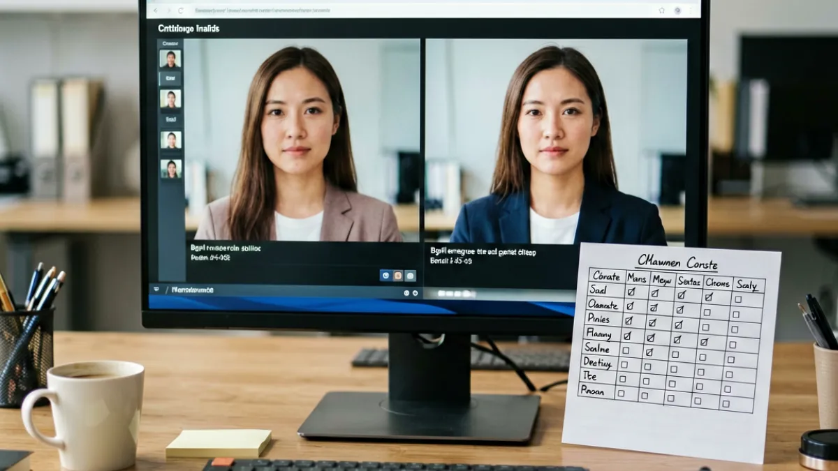 好色tv内容评测团队正在对比多个视频系列的画质与内容深度，桌面上摆放着评分表格