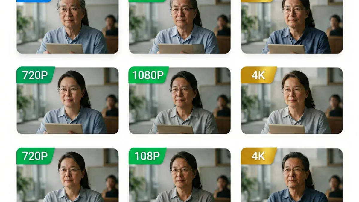 好色tv内容质量分级示意图，展示平台对不同制作规格内容的标注方式与画质标签体系